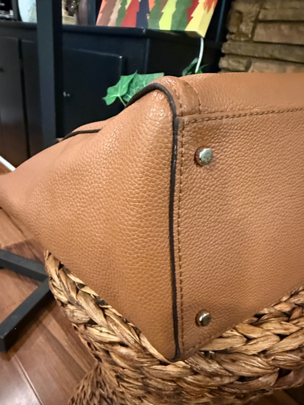 kate spade Leather Tote in Saddle Tan with Tassels - Picture 12 of 16